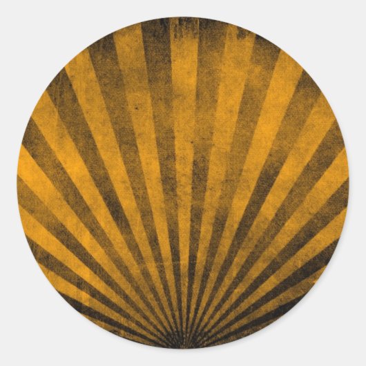 Retropatropatroachtergrond Ronde Sticker (Voorkant)