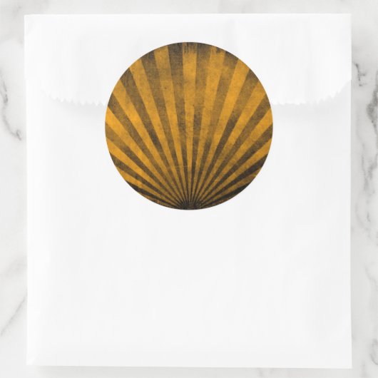 Retropatropatroachtergrond Ronde Sticker (Tas)