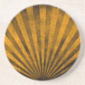 Retropatropatroachtergrond Zandsteen Onderzetter (Voorkant)