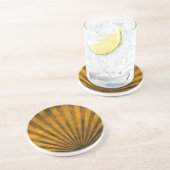 Retropatropatroachtergrond Zandsteen Onderzetter (Zijkant)