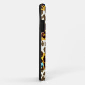 Retropatropatroondruk op de huid textuur van leopa Case-Mate iPhone case (Achterkant/rechts)
