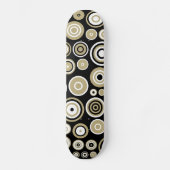 Retropatrospatroon Abstracte kunst - Skateboard (Voorkant)