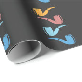 Retropijpjes Roken kleurige buizen Roker Cadeaupapier (Rol Hoek)