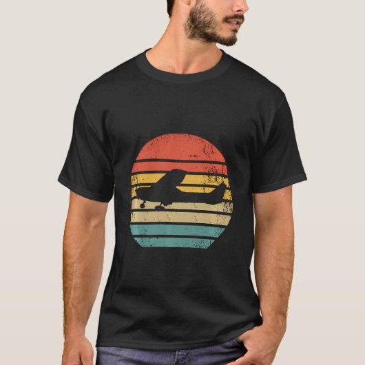 Retropiloot — luchtvaart t-shirt (Voorkant)