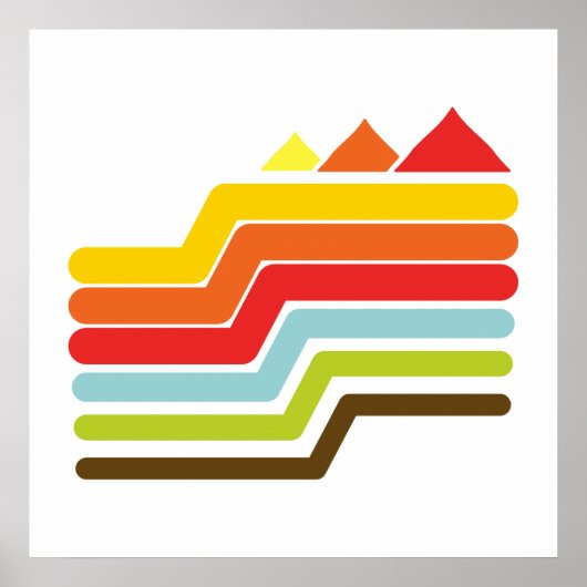 Retropiramides Poster (Voorkant)