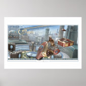 Retropolis Courier Service Poster (30x20 inch) (Voorkant)