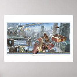 Retropolis Courier Service Poster (30x20 inch)