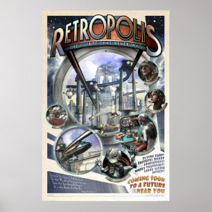Retropolis poster (20x30 inch)