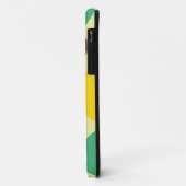 Retropolka-puntpatroon (groen, geel, bruin) Case-Mate iPhone case (Achterkant/links)