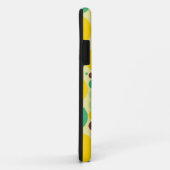 Retropolka-puntpatroon (groen, geel, bruin) Case-Mate iPhone case (Achterkant/rechts)
