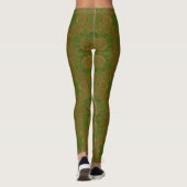 Retroprint | Aardse bos Leggings (Achterkant)