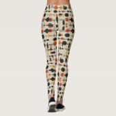 Retroprint | Atomische tijdperk Leggings (Achterkant)