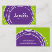 Retroprofielkaart - Visitekaartje (Voorkant / Achterkant)