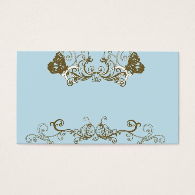 Retroprofielkaart Visitekaartjes (Voorkant)