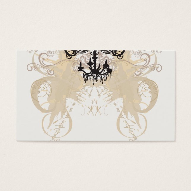 Retroprofielkaart Visitekaartjes (Voorkant)