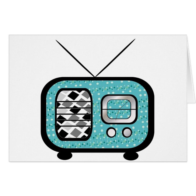 Retroradio (Voorkant Horizontaal)