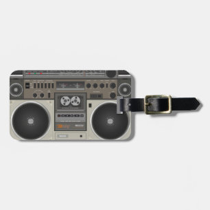 Retroradio Bagagelabel