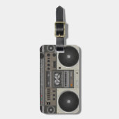 Retroradio Bagagelabel (Voorkant verticaal)