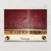 Retroradio Briefkaart (Voorkant)
