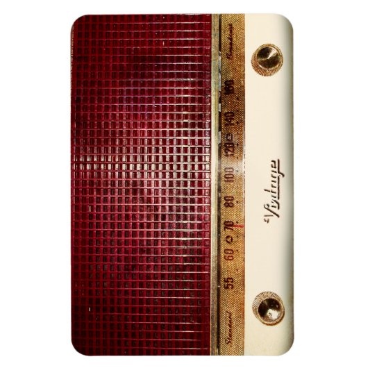 Retroradio Magneet (Verticaal)