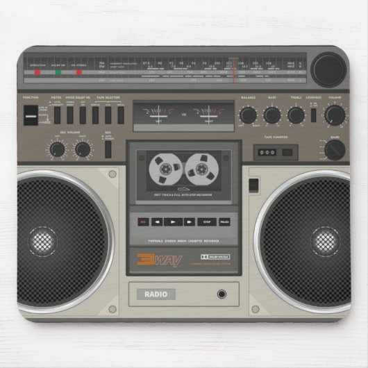 Retroradio Muismat (Voorkant)