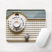 Retroradio Muismat (Met muis)