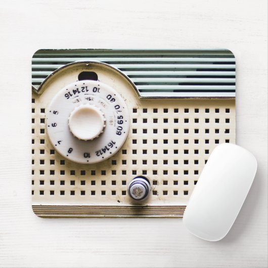 Retroradio Muismat (Met muis)