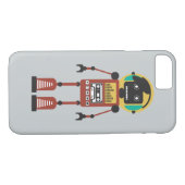 Retroradio robot Case-Mate iPhone case (Achterkant (Horizontaal))