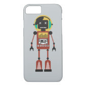 Retroradio robot Case-Mate iPhone case (Achterkant)
