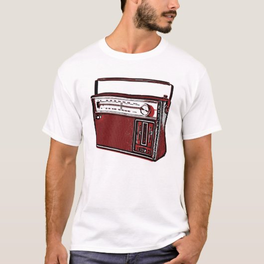 Retroradio T-shirt (Voorkant)