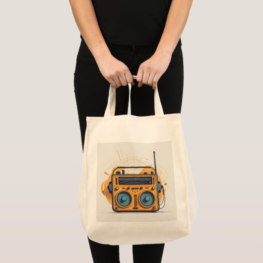 Retroradio Tote Bag (Voorkant (product))