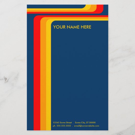 retroraffbijlen : v.2 : briefpapier (Voorkant)