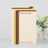 retroraffbijlen : v.2 : briefpapier (Staand voorkant)