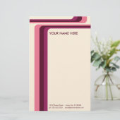 retroraffbijlen : v.2 : briefpapier (Staand voorkant)