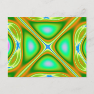 Retrorange Briefkaart