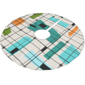 Retroraster en kerstboomrokken kerstboom rok (Gekanteld)