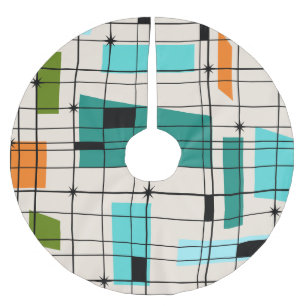 Retroraster en kerstboomrokken kerstboom rok