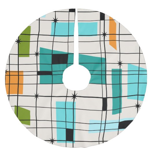 Retroraster en kerstboomrokken kerstboom rok (Voorkant)