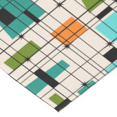 Retroraster en Startbursts Table Runner Korte Tafelloper (Hoek)