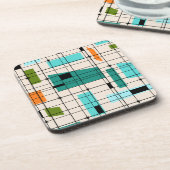 Retroraster en vaste plastic Onderzetters (Linkerzijde)