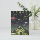 retroravigatie briefkaart Denemarken (Staand voorkant)