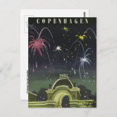 retroravigatie briefkaart Denemarken (Voorkant / Achterkant)