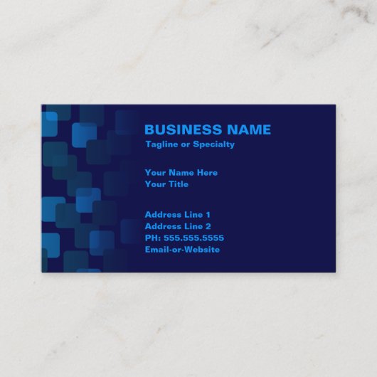 retrorcascades visitekaartje (Voorkant)