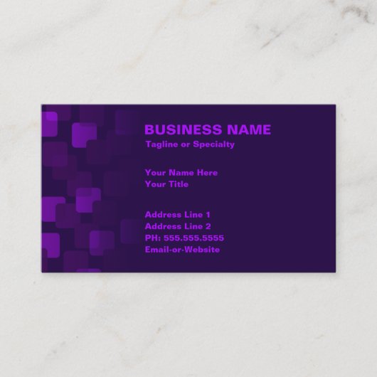 retrorcascades visitekaartje (Voorkant)