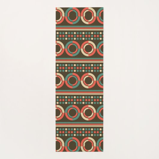  retrorcirkels yogamat (Achterkant)