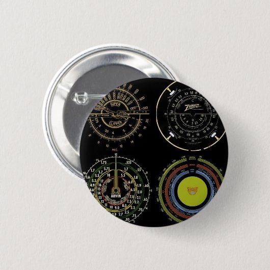 Retrorecords Ronde Button 5,7 Cm (Voorkant /achterkant)