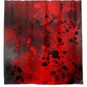 Retrored Paint Splatter Douchegordijn (Voorkant)