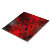 Retrored Paint Splatter Effect Tegeltje (Zijkant)