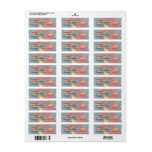 Retroreflectie-Adresetiketten Etiket (Full Sheet)