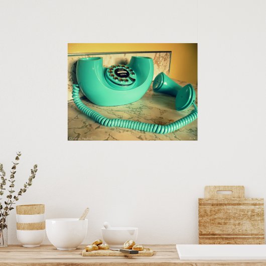 retrorefoon 2 poster (Keuken)